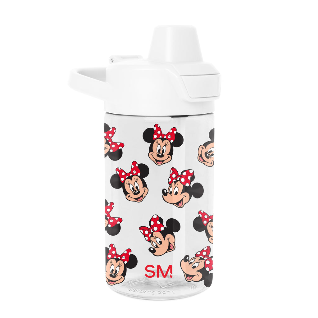 Summit Kids Plastic Water Bottle with Simple Flip Straw Lid
